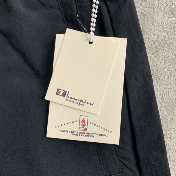Champion Skirt Womens Medium Rochester NY Black Long Nylon Drawstring Slit Back - Picture 6 of 10